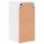 Dulap de Baie cu depozitare Alb 30 x 31.5 x 61 cm Lemn compozit GartenMobel Dekor