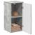 Dulap de Baie cu ușă Gri beton 30 x 31.5 x 61 cm Lemn compozit GartenMobel Dekor