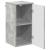 Dulap de Baie cu ușă Gri beton 30 x 31.5 x 61 cm Lemn compozit GartenMobel Dekor