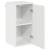Dulap de Baie Alb foarte lucios 30 x 31.5 x 61 cm Lemn compozit GartenMobel Dekor