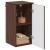 Dulap de Baie Stejar brun 30 x 31.5 x 61 cm Lemn compozit GartenMobel Dekor