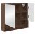 Dulap cu oglindă Stejar brun 59 x 17 x 55 cm Lemn compozit GartenMobel Dekor