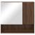 Dulap cu oglindă Stejar brun 59 x 17 x 55 cm Lemn compozit GartenMobel Dekor