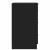 Dulap de noapte cu sertar Negru 38 x 38 x 66 cm Lemn compozit GartenMobel Dekor