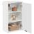 Dulap de Baie Alb foarte lucios 39 x 23.5 x 65 cm Lemn compozit GartenMobel Dekor