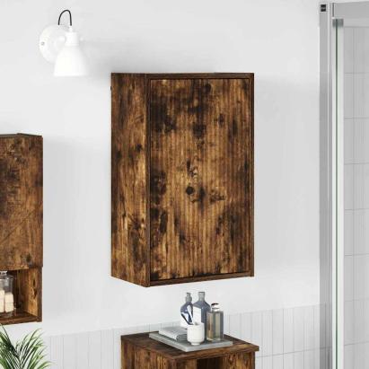 Dulap de Baie Stejar afumat 39 x 23.5 x 65 cm Lemn compozit GartenMobel Dekor
