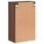 Dulap de Baie Stejar brun 39 x 23.5 x 65 cm Lemn compozit GartenMobel Dekor