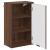 Dulap de Baie Stejar brun 39 x 23.5 x 65 cm Lemn compozit GartenMobel Dekor