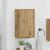 Dulap de Baie stejar artizanal 39 x 23.5 x 65 cm Lemn compozit GartenMobel Dekor