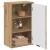 Dulap de Baie stejar artizanal 39 x 23.5 x 65 cm Lemn compozit GartenMobel Dekor