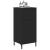 Dulap de Baie cu sertar Negru 39.5 x 36 x 88 cm Lemn compozit GartenMobel Dekor