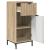 Dulap de Baie Stejar sonoma 39.5 x 36 x 88 cm Lemn compozit GartenMobel Dekor