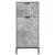 Dulap de Baie cu ușă Gri beton 39.5 x 36 x 88 cm Lemn compozit GartenMobel Dekor