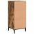 Dulap de Baie Stejar afumat 39.5 x 36 x 88 cm Lemn compozit GartenMobel Dekor