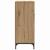 Dulap de Baie stejar artizanal 39.5 x 36 x 88 cm Lemn compozit GartenMobel Dekor
