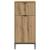 Dulap de Baie stejar artizanal 39.5 x 36 x 88 cm Lemn compozit GartenMobel Dekor