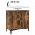 Dulap pentru Chiuveta de Baie Stejar afumat 60.5 x 33.5 x 61 cm GartenMobel Dekor