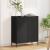 Bufet Negru 69.5 x 33 x 82 cm Lemn compozit GartenMobel Dekor
