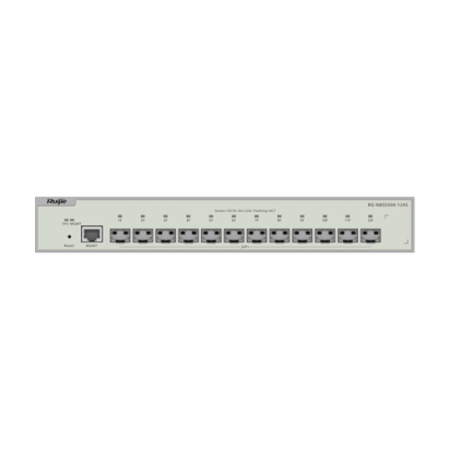 Switch 12 porturi SFP+ 10 Gbps, L3 Cloud Management - Ruijie RG-NBS5500-12XS SafetyGuard Surveillance