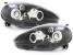 Faruri Fiat Grande Punto (09.2005-2008) Angel Eyes Negru Performance AutoTuning