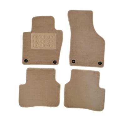 Covorase mocheta VW Passat B6 03.2005-11.2010, culoare bej, fixare ovala, 4 buc. AutoDrive ProParts