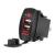 Priza cu 2 USB, cu LED rosu, 12-24V, iesire 5V 3.1A, incastrabila, rezistent la apa AutoDrive ProParts