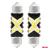 Bec auto LED CANBUS 12SMD Festoon C5W 2016 41mm, alb, 12/24V, set 2 buc; AMIO AutoDrive ProParts
