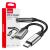 Adaptor cablu USB Tip-C la USB-C si Mini Jack Stereo, 3.5mm, 10cm AutoDrive ProParts