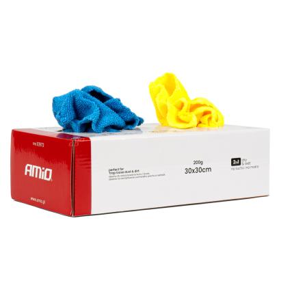 Pachet de lavete din microfibre 30x30cm, 30 buc; AMIO AutoDrive ProParts