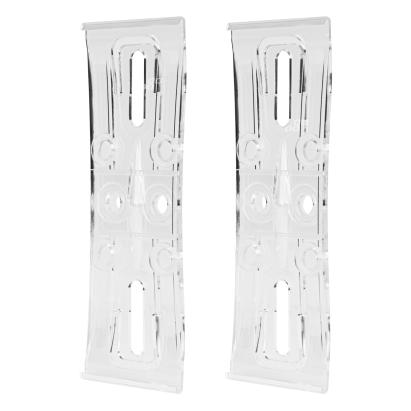 Set 2 suporti numar inmatriculare slim, fara rama, transparenti; AMIO AutoDrive ProParts