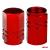 Set capace ventil 4 buc aluminiu, Rosii AutoDrive ProParts
