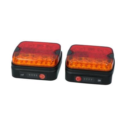 Set lampi remorca LED, magnetice, wireless, cu acumulator 4000mAh, comunicare Bluetooth, 13 pini, 4 functii, distanta max 25m AutoDrive ProParts