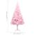 Brad Crăciun pre-iluminat cu set globuri, roz, 210 cm, PVC GartenMobel Dekor