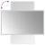Oglindă de baie cu LED, 40x70 cm GartenMobel Dekor