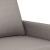 Set de canapea cu perne, 3 piese, gri taupe, material textil GartenMobel Dekor