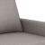 Set de canapea cu perne, 4 piese, gri taupe, material textil GartenMobel Dekor