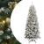 BraddeCrăciunartificial cu 300 LED Alb 93 x 93 x 240 cm PVC GartenMobel Dekor
