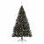 Brad de Crăciun artificial pre-iluminat Negru 240 cm PVC GartenMobel Dekor