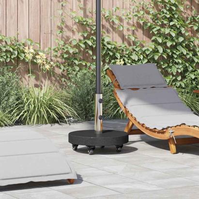 Bază pentru umbrelă Negru 45 x 45 x 45 cm Granit GartenMobel Dekor