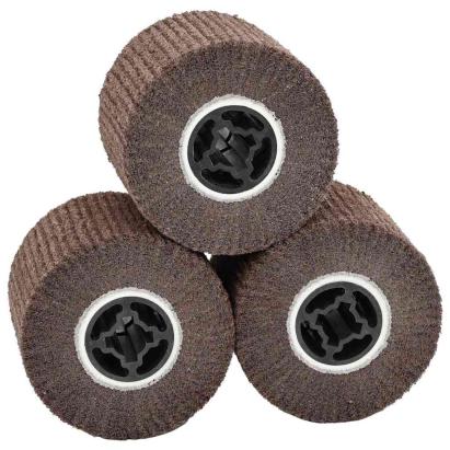 Role de șlefuire 3 pcs Maro 12 x 12 x 10 cm fibră sintetică GartenMobel Dekor