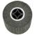 Role de șlefuire 3 pcs Negru 12 x 12 x 10 cm fibră sintetică GartenMobel Dekor