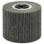 Role de șlefuire 3 pcs Negru 12 x 12 x 10 cm fibră sintetică GartenMobel Dekor