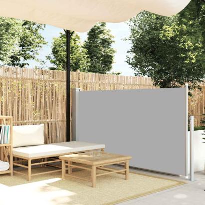 Copertină laterală retractabilă, gri, 120x300 cm   GartenMobel Dekor