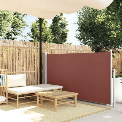 Copertină laterală retractabilă, maro, 120x300 cm   GartenMobel Dekor