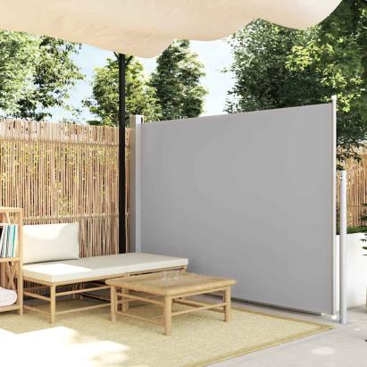 Copertină laterală retractabilă, gri, 160x500 cm GartenMobel Dekor