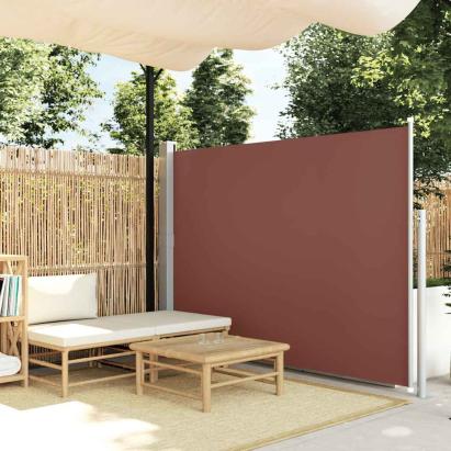 Copertină laterală retractabilă, maro, 160x500 cm  GartenMobel Dekor
