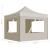 Cort de petrecere pliabil cu pereți, crem, 3 x 3 m, aluminiu GartenMobel Dekor
