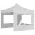 Cort de petrecere pliabil cu pereți, alb, 3 x 3 m, aluminiu GartenMobel Dekor