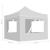 Cort de petrecere pliabil cu pereți, alb, 3 x 3 m, aluminiu GartenMobel Dekor