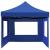 Cort de petrecere pliabil cu pereți albastru, 4,5x3 m, aluminiu GartenMobel Dekor